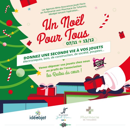 collecte Noel restos coeur vannes